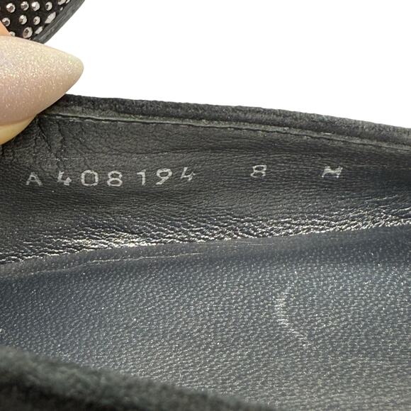 Stuart Weitzman Slipbead Studded Loafers size 8 - Picture 7 of 9